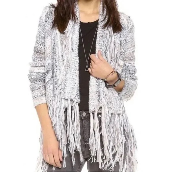Free People Sweaters - Free People Sweater Open Knit Fringe Cardigan